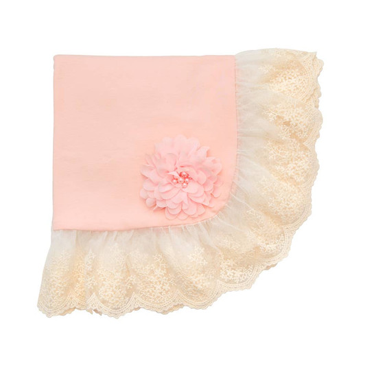Haute Baby - Chic Petite Baby Girl Receiving Blanket