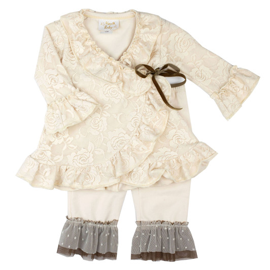 Haute Baby - Vanilla Sugar Kimono Set
