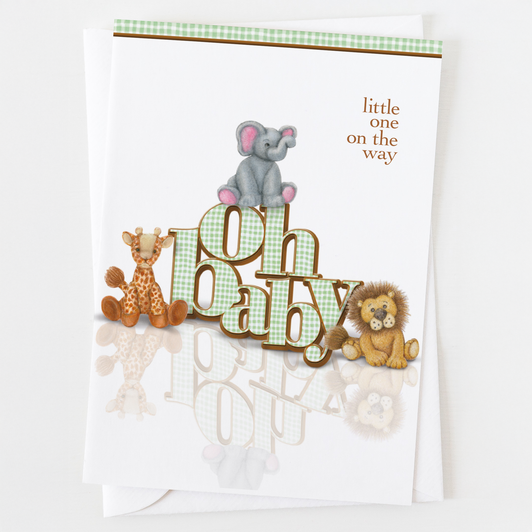 Oh Baby On the Way Greeting Card C_1414