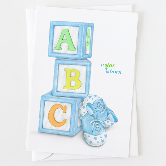A Star is Born Baby Greeting Card C_1317