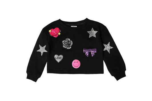 Mia NY Icon Sweatshirt Black SW-242