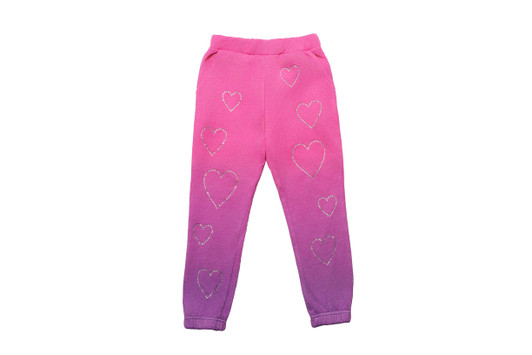 Mia NY Heart Sweatpant Pink SW-447