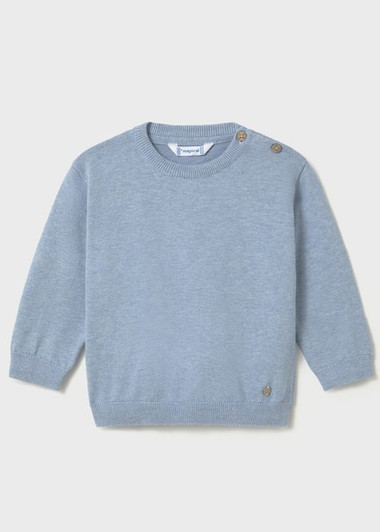 Mayoral Boy Basic Cotton Jumper - Vivid Rain (309-024)