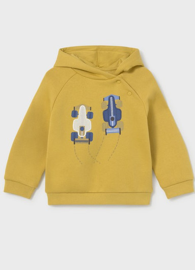 Mayoral Boy Hooded Pullover - Custards (2417-010)