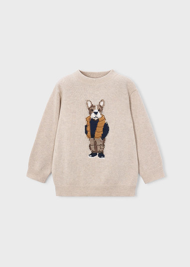 Mayoral Boy Jumper - Oat (4306-019)
