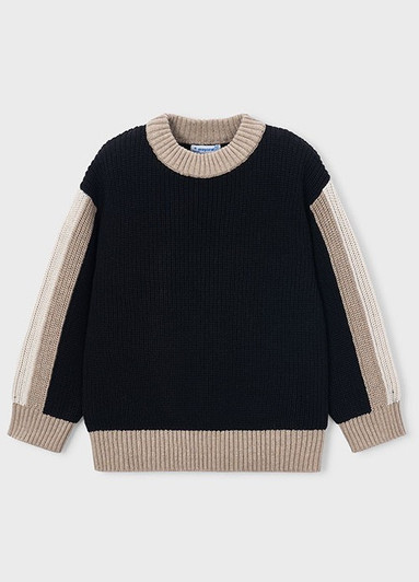 Mayoral Boy Contrast-detail Sweater - Black (4310-018)