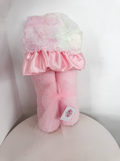 Plush Hooded Towel | Cotton Candy