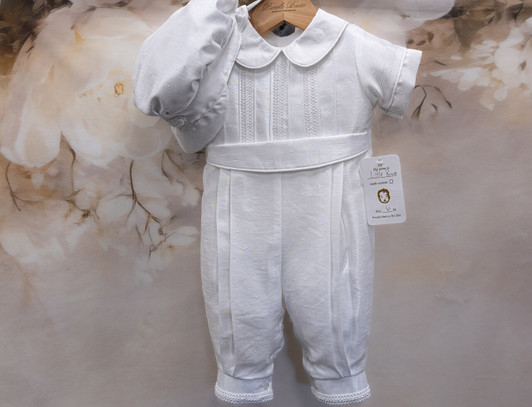 Piccolo Bacio - Boys Couture Christening Suit - Little Prince in Shantung
