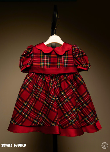 Bimbalo - Italian Import Red Plaid Dress 8318