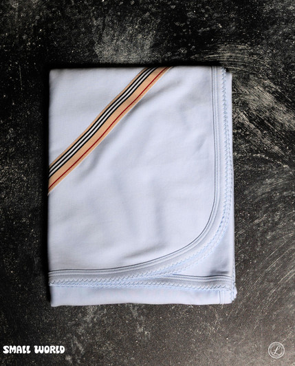 Sippy's Babes - Blue Receiving Blanket