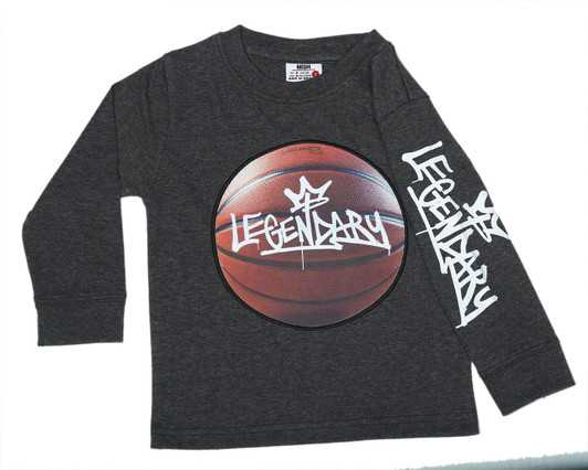 Mish E26516-BLACK Graffiti Legendary Long Sleeve Shirt