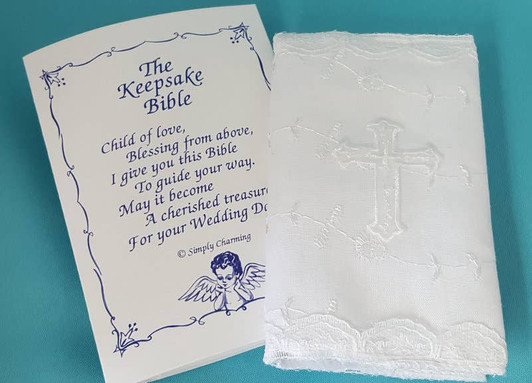 Keepsake Baby Bible with Cross
