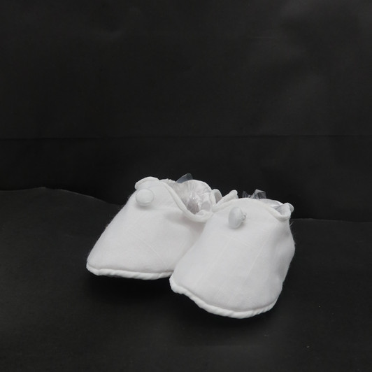 Piccolo Bacio -  Handmade matching Shoes - Cotton Linen Style BS-2