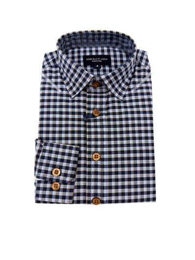 Small world Kids-Leo & Zachary-Plaid Dress Shirt-5756