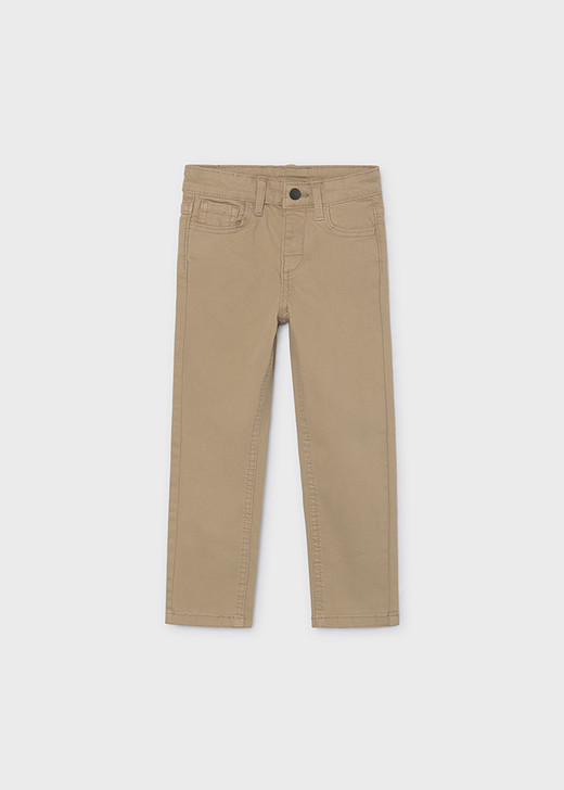 Mayoral Boy 5 Pocket Slim Fit Basic Pant - Hazelnut (517-44)