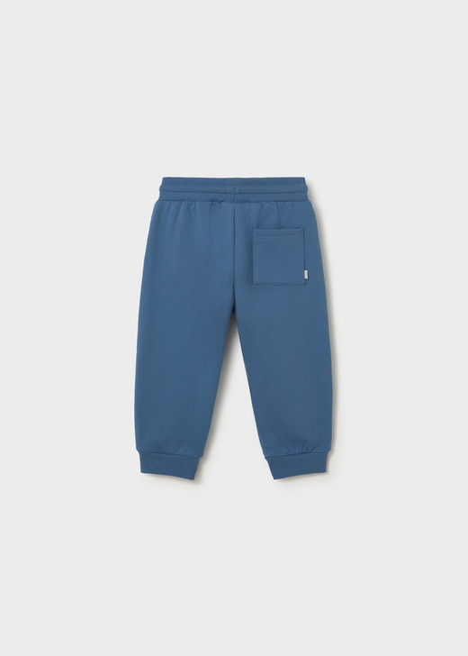 Mayoral Boy Basic Cuffed Fleece Trousers - Indigo (704-51)