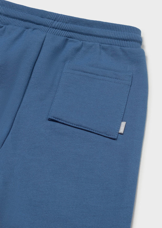 Mayoral Boy Basic Cuffed Fleece Trousers - Indigo (704-51)