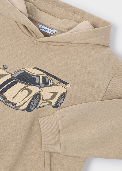 Mayoral Boy Embossment Print Pullover - Hazelnut (4455-58)