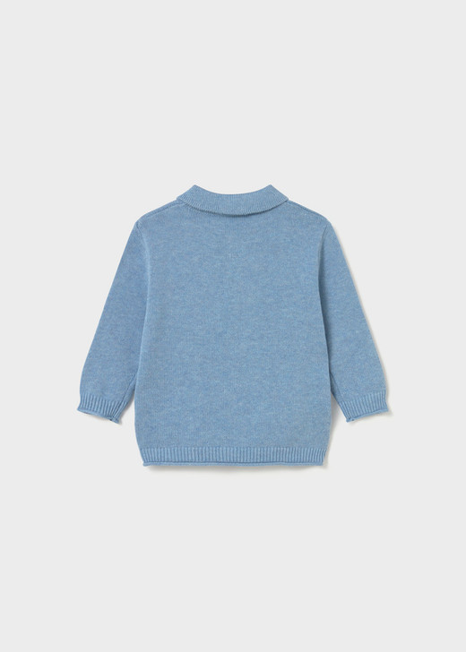 Mayoral Boy Polo Sweater - Vivid Rain (2376-65)