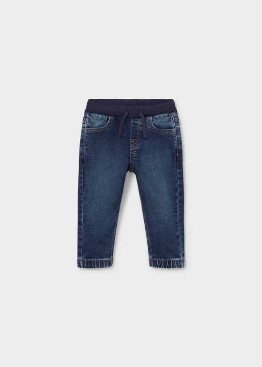 Mayoral Boy Soft Denim Jogger Pants - Dark (2543-66)