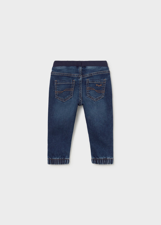 Mayoral Boy Soft Denim Jogger Pants - Dark (2543-66)