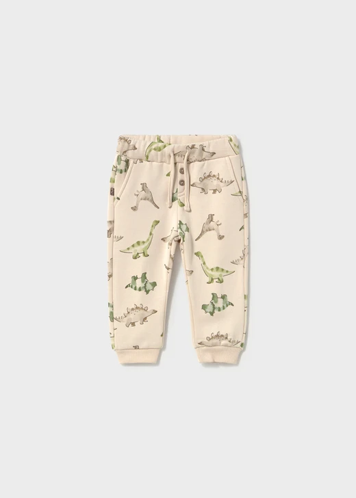 Mayoral Boy Patterned Pants - Light Taupe (2538-95)