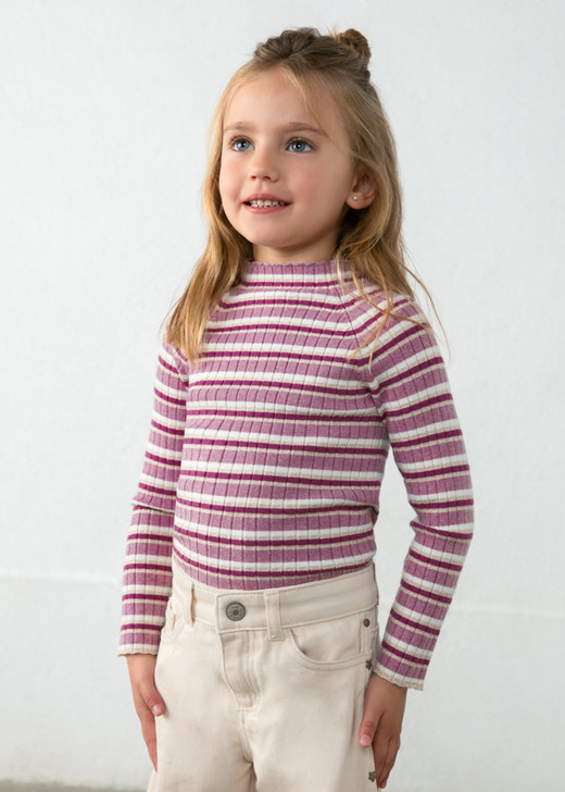 Mayoral Girl Knit Mockneck - Violet Mix (4026-69)
