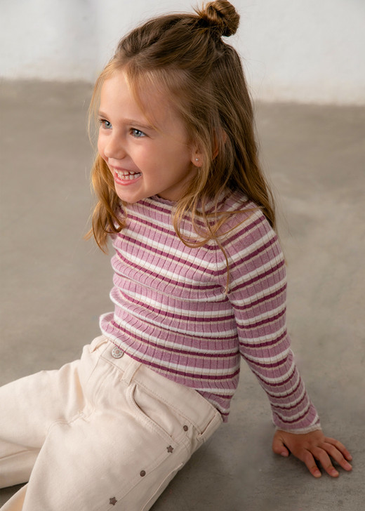 Mayoral Girl Knit Mockneck - Violet Mix (4026-69)