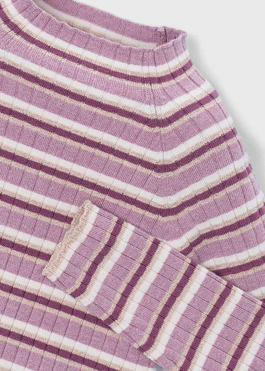 Mayoral Girl Knit Mockneck - Violet Mix (4026-69)