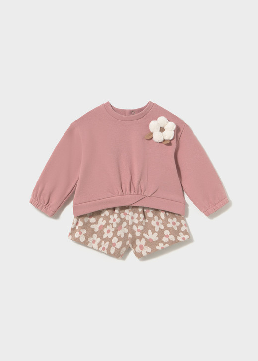 Mayoral Girl Bermuda Set - Pastel (2201-87)