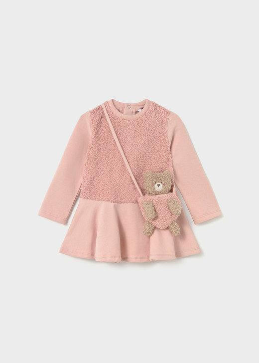 Mayoral Girl Combined Dress with Bag - Petisui (2904-95)