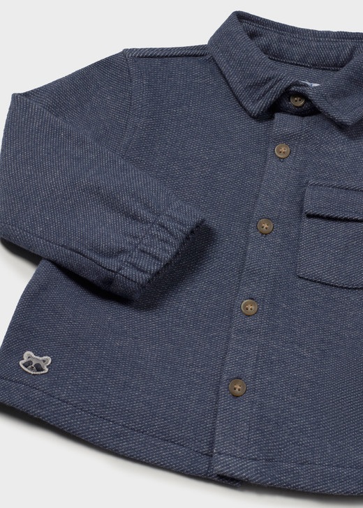 Mayoral Infant Boy Comfort-knit Overshirt - Shadow (2106-43)