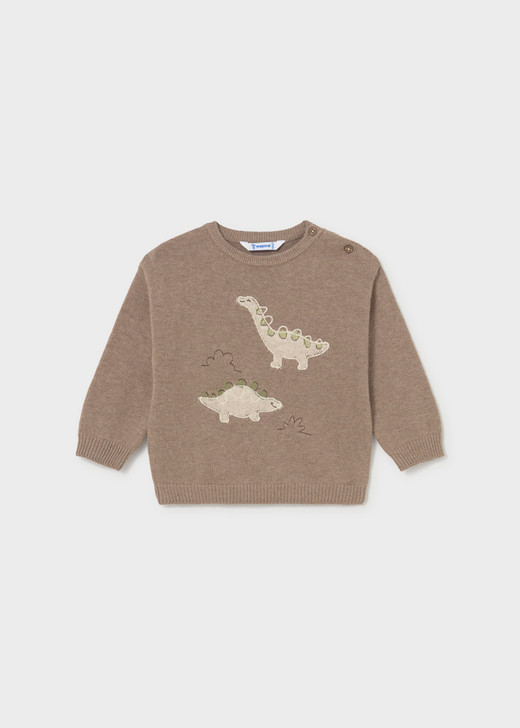Mayoral Infant Boy Sweater - Heather Truffle (2371-73)