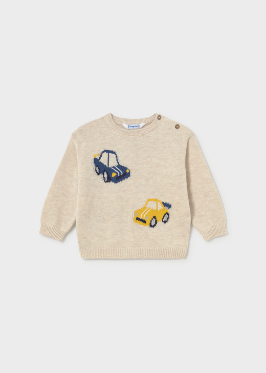 Mayoral Infant Boy Sweater - Heather Stone (2371-72)