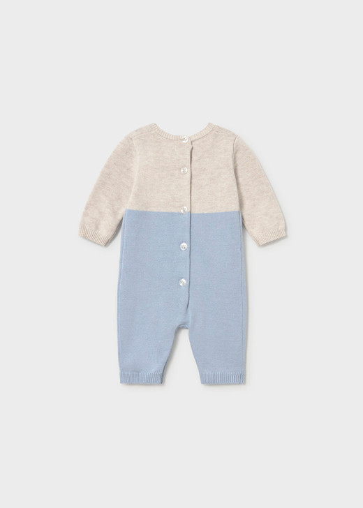 Mayoral Infant Boy Tricot Romper - Sky (2601-18)