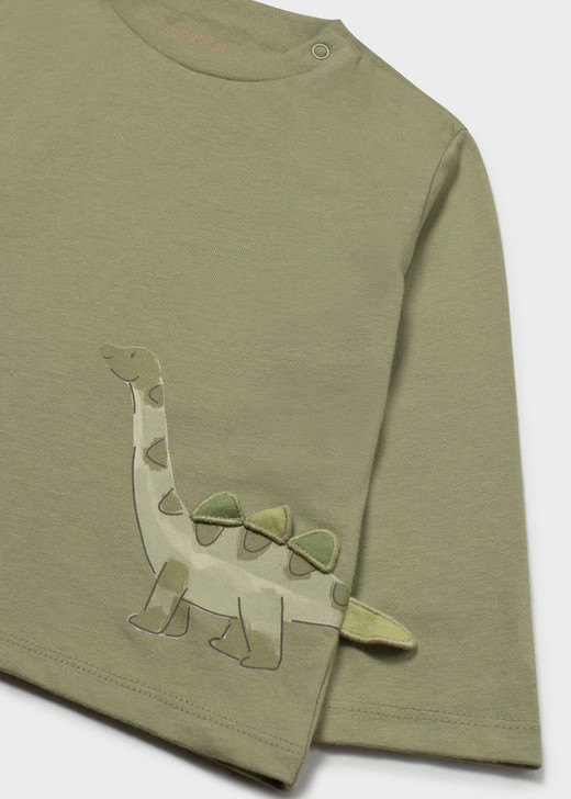 Mayoral Infant Boy Long Sleeve T-shirt Play Print - Bayleaf (2004-66)