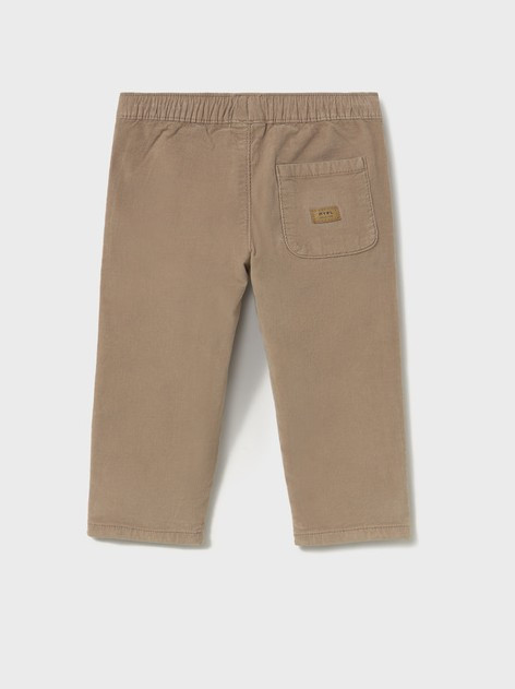 Mayoral Infant Boy Micro-cord Lined Trousers - Truffle (2546-77)