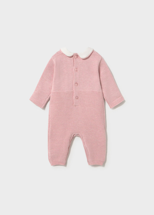 Mayoral Infant Girl Tricot Romper - Heather Baby Rose (2605-35)
