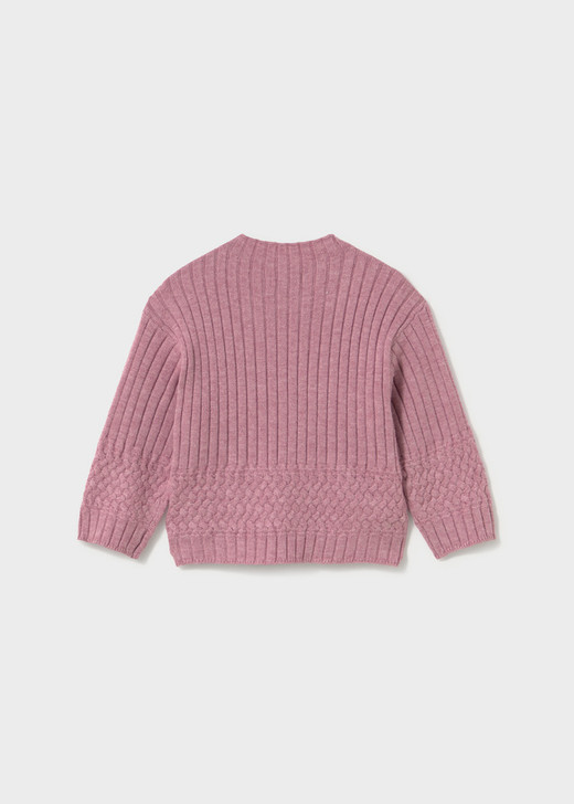 Mayoral Girl Textured Jumper - violet mix (2382-090)