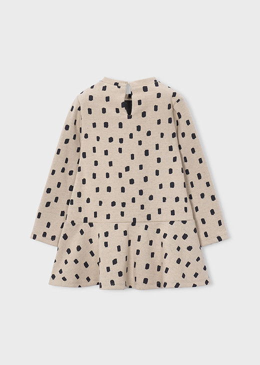 Mayoral Girl Jacquard Knit Dress with Bag - Quinoa Vig (4912-10)