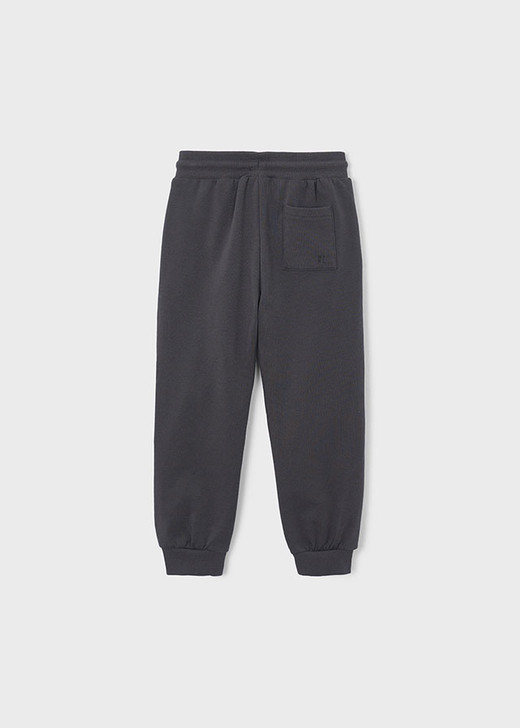 Mayoral - Basic cuffed fleece pants Coal 742
