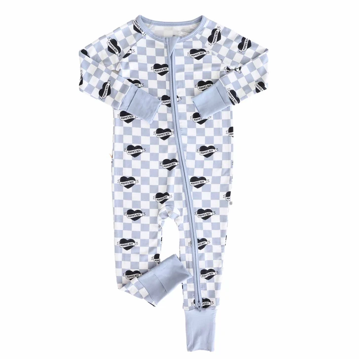 Caden Lane - Mama's Boy Convertible Zip Romper