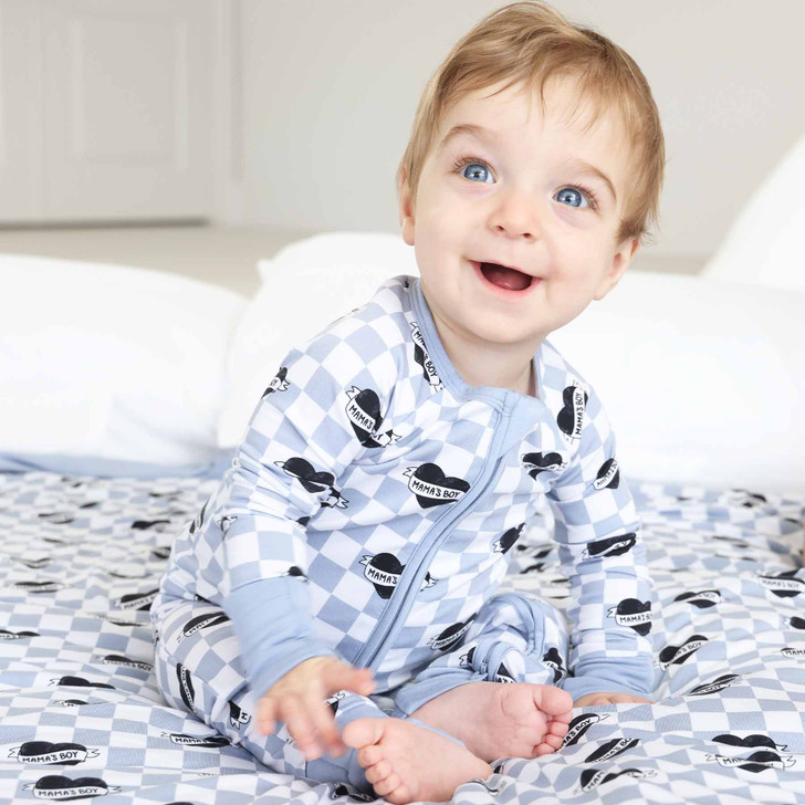 Caden Lane - Mama's Boy Convertible Zip Romper