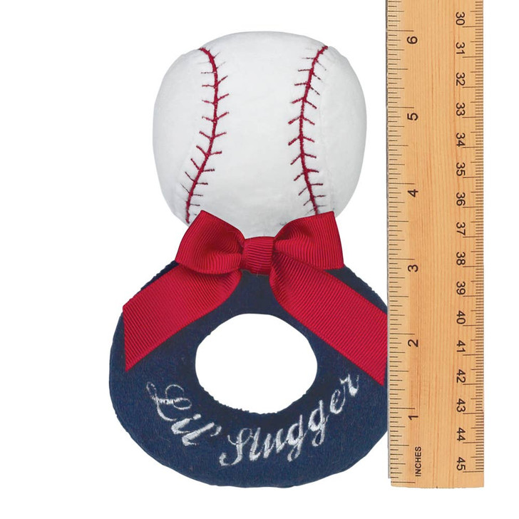 Bearington - Lil Slugger Baseball Ring Rattle r