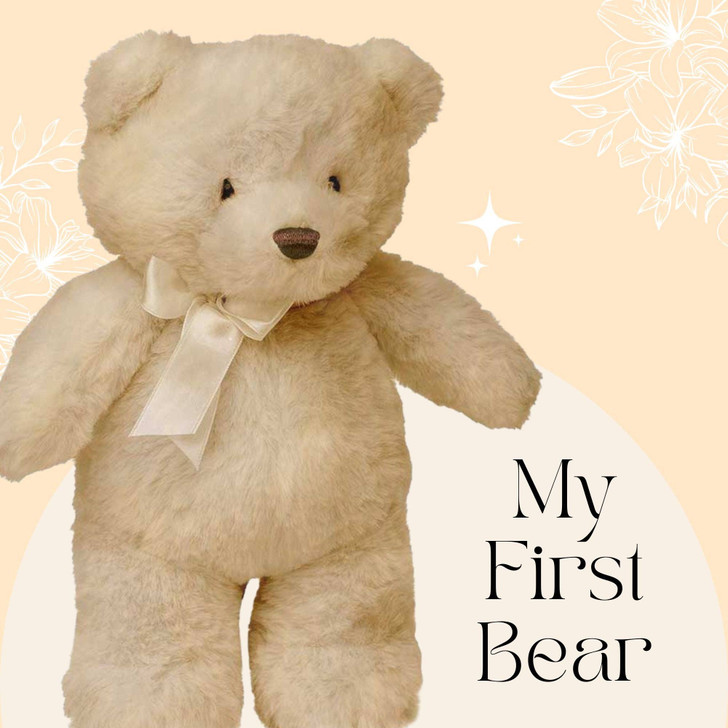 My First Bear  Soft Plush Teddy for Newborns & Toddlers