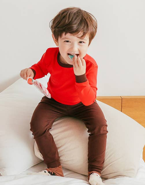 Daily Cotton Boys Girls Long Sleeve PJs