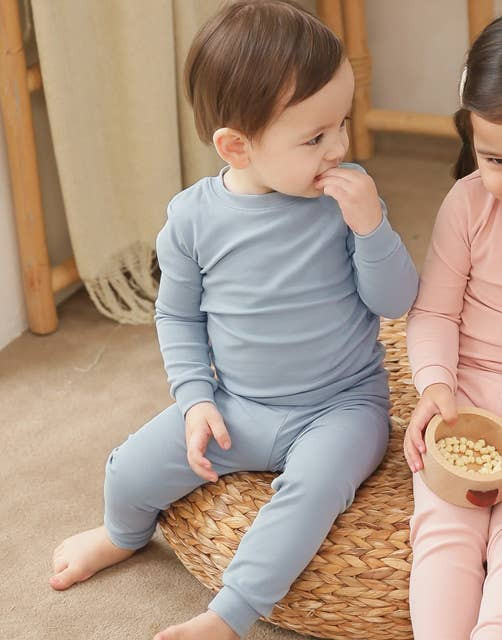 Daily Cotton Boys Girls Long Sleeve PJs