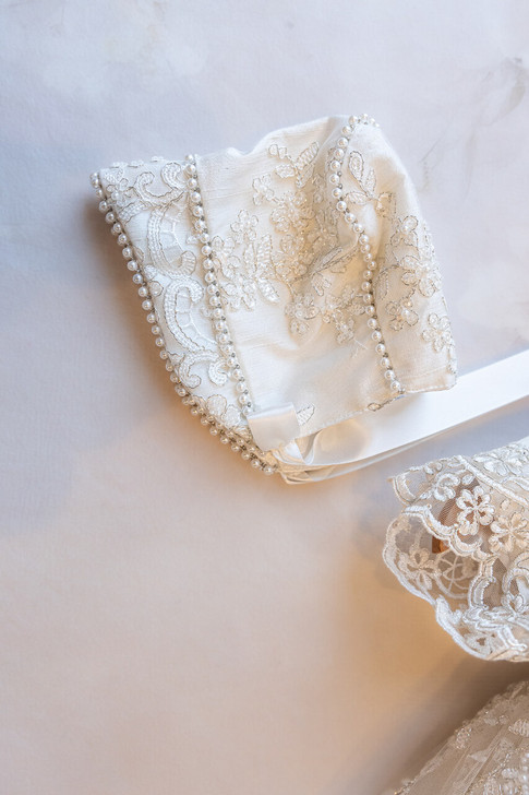 Piccolo Bacio - Couture Christening Gown - Nicolette - Silk
