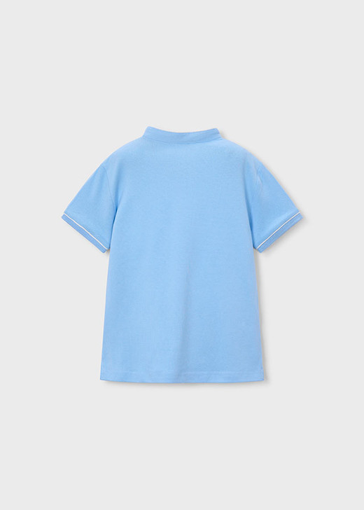 Mayoral - Polo S/S Mao Neck 3102 Sky Blue