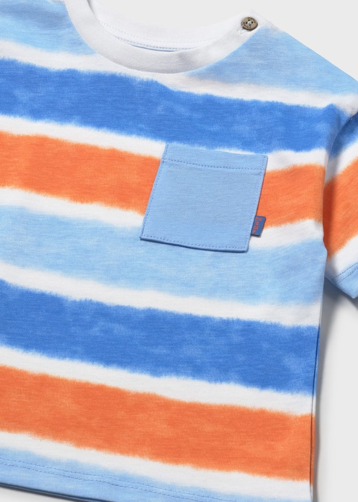 Mayoral  - Printed S/S T-Shirt 1014 Blue